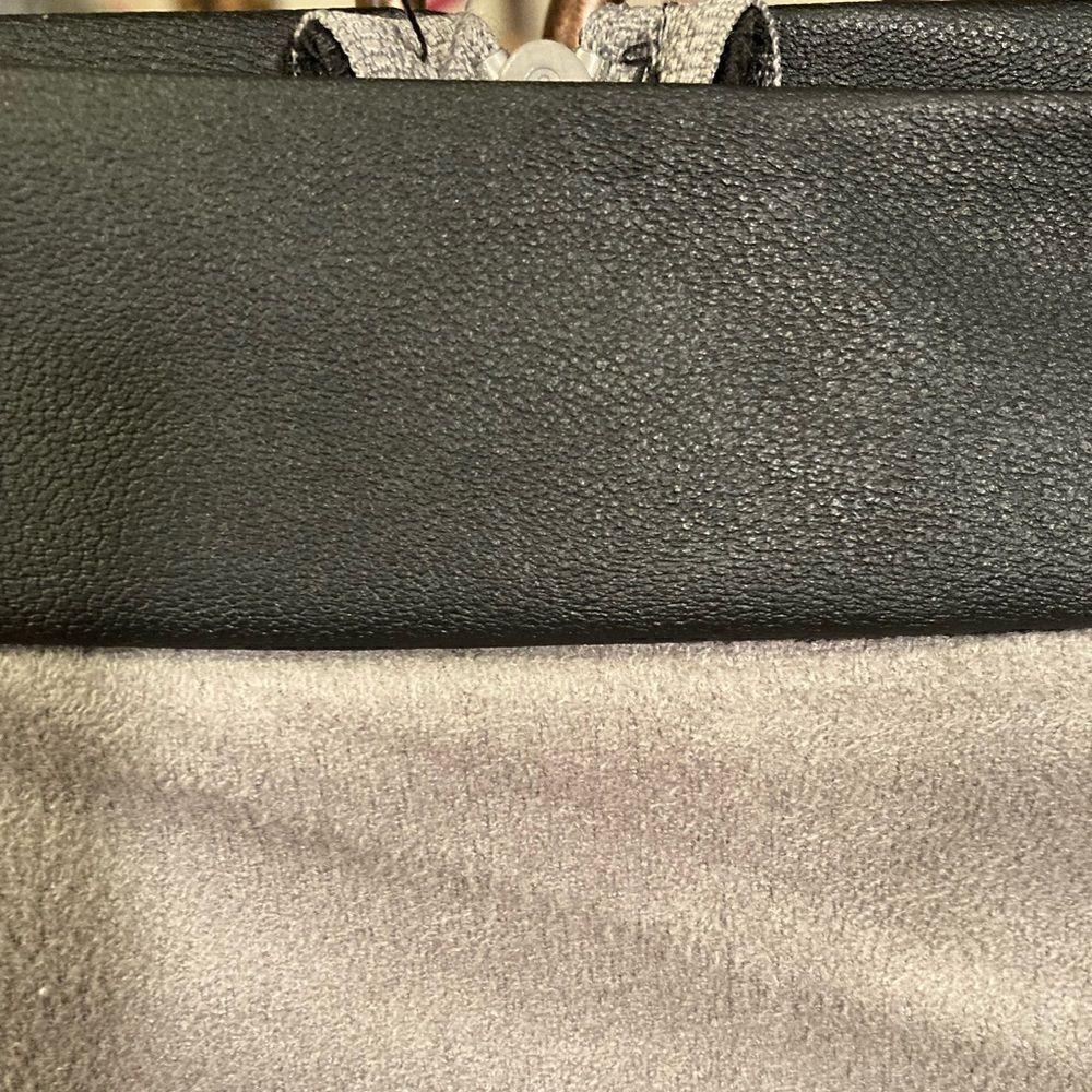 NWT Faux Leather and Suede Asymmetrical Skirt - Picture 5 of 10